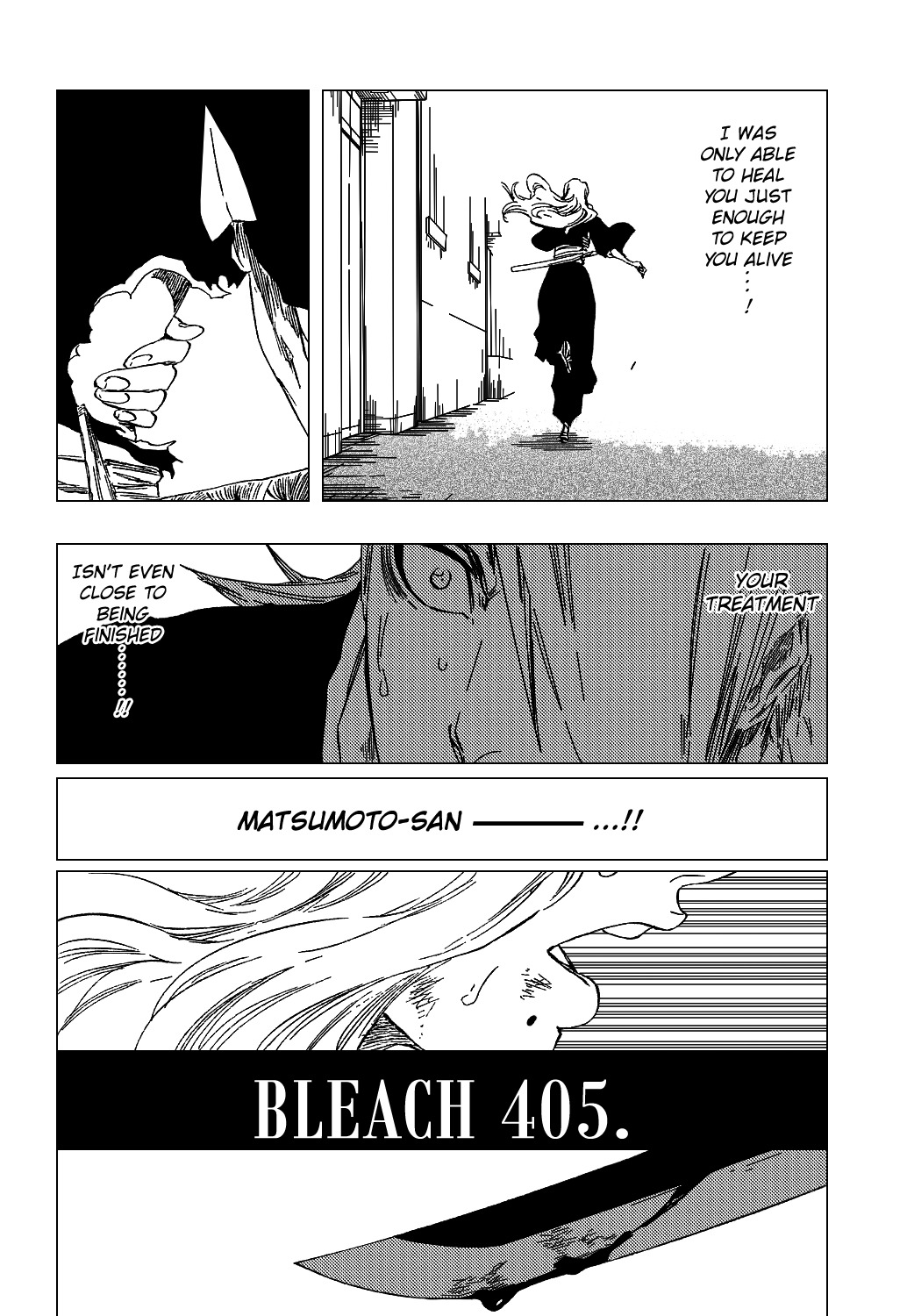 Bleach manga, chapter 405, page 5 of 22