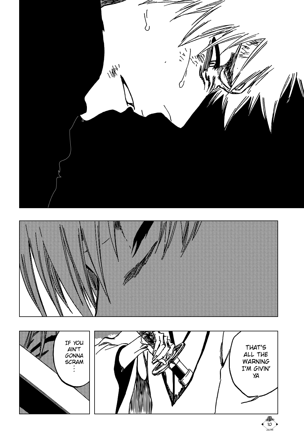 Bleach manga, chapter 406, page 13 of 22