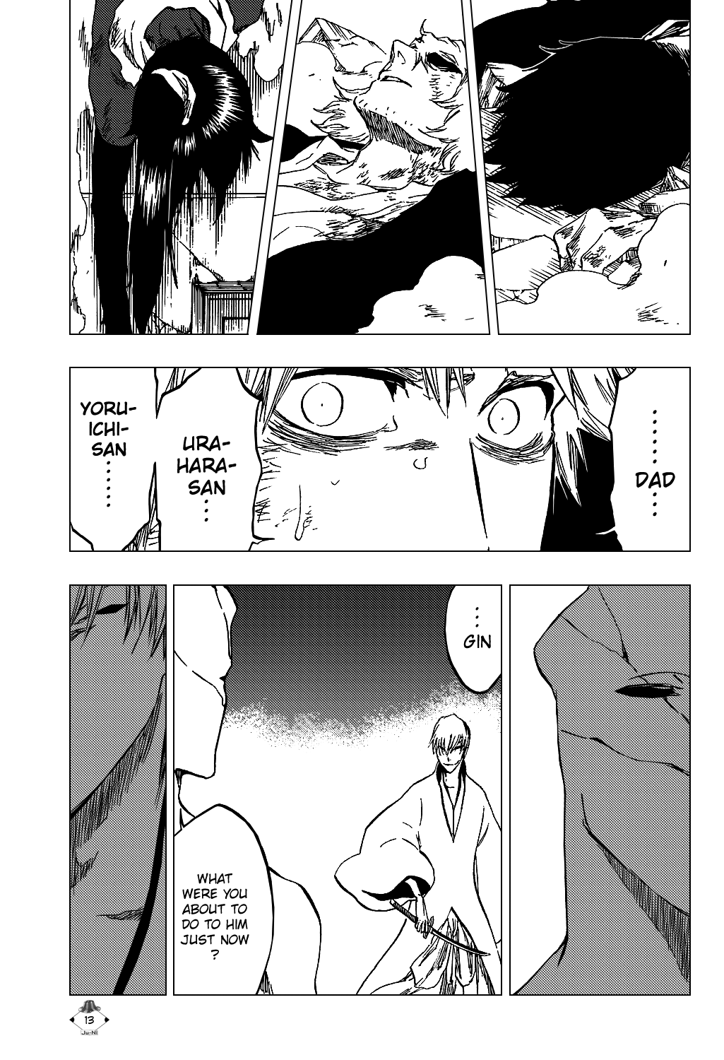 Bleach manga, chapter 406, page 16 of 22