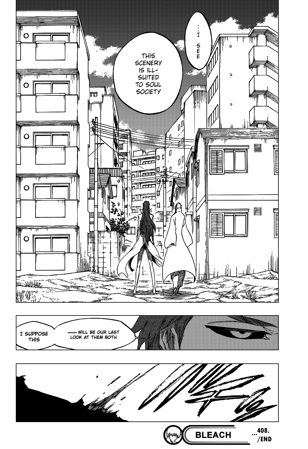 Bleach manga, chapter 408, page 21 of 22