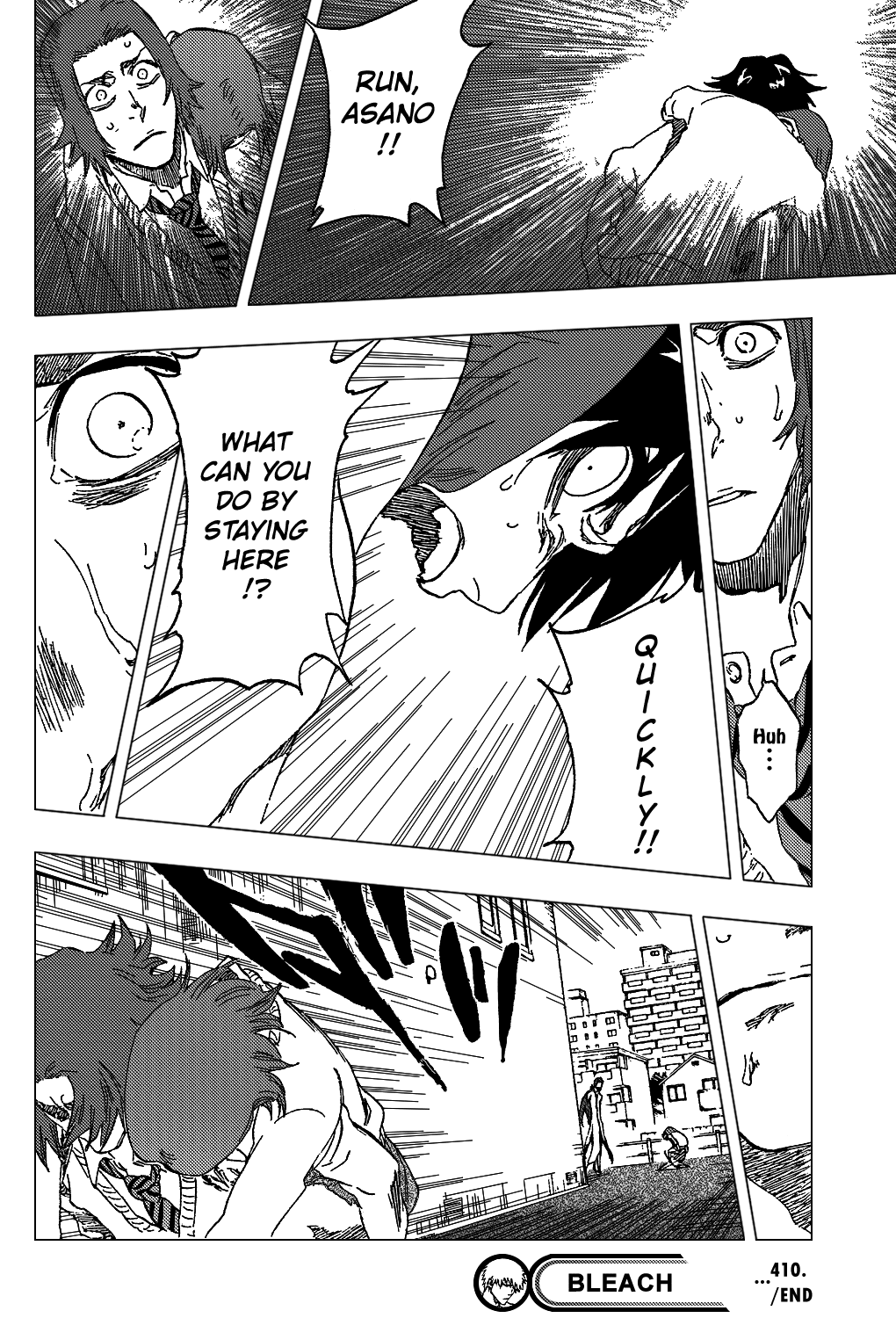 Bleach manga, chapter 410, page 21 of 24