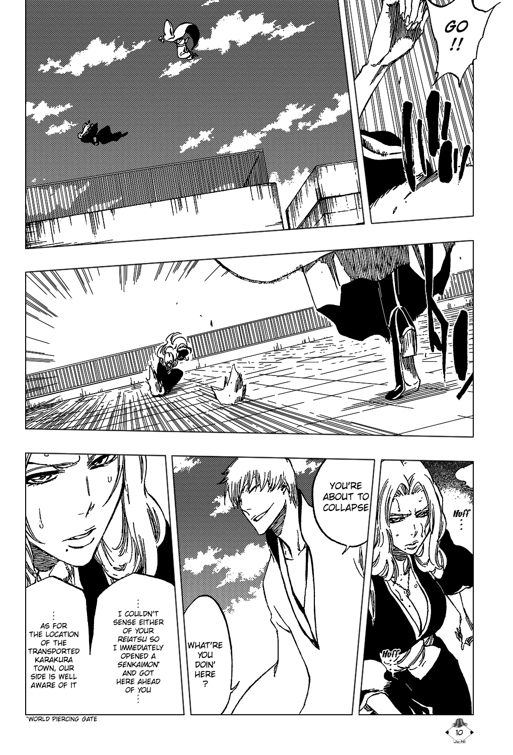 Bleach manga, chapter 412, page 13 of 22