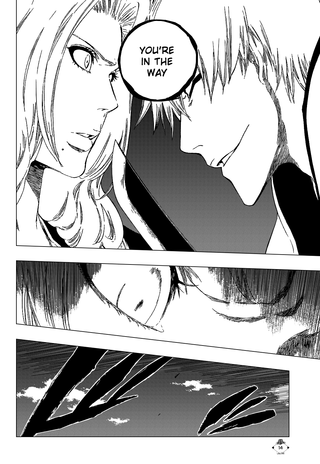 Bleach manga, chapter 412, page 17 of 22
