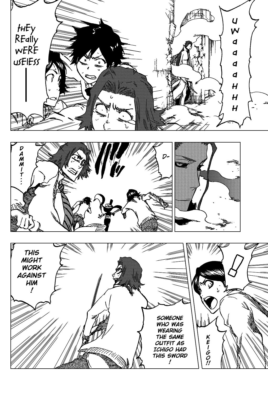 Bleach manga, chapter 413, page 17 of 22