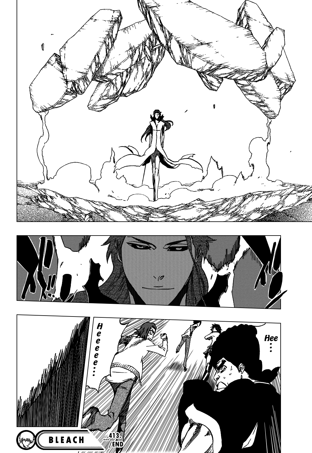 Bleach manga, chapter 413, page 21 of 22