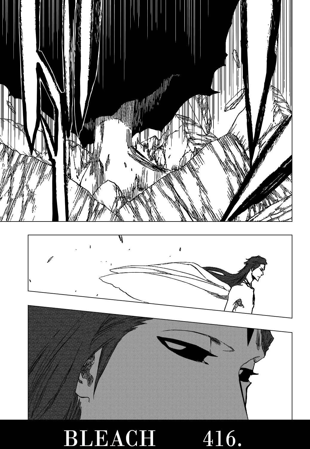 Bleach manga, chapter 416, page 19 of 20