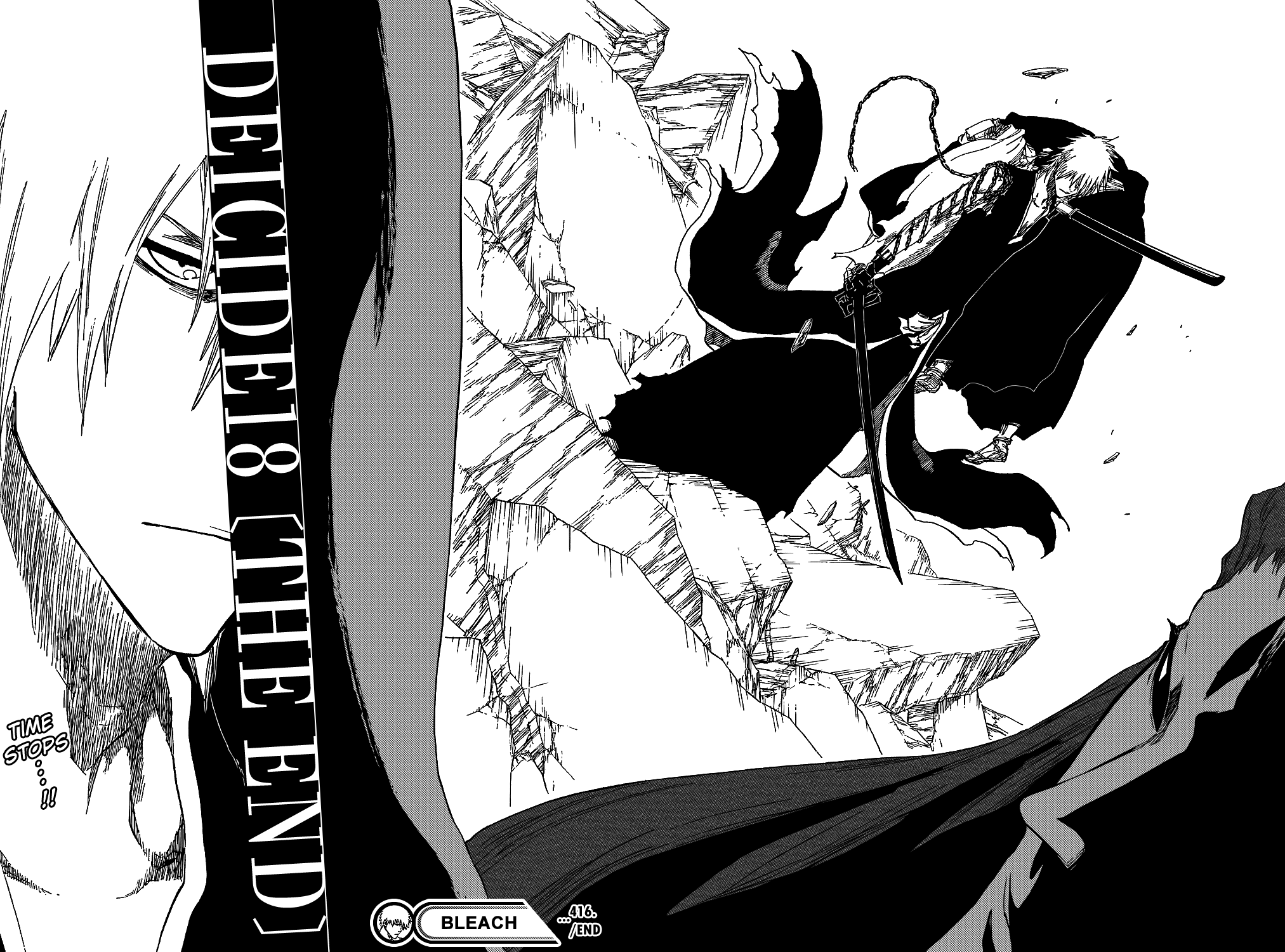 Bleach manga, chapter 416, page 20 of 20