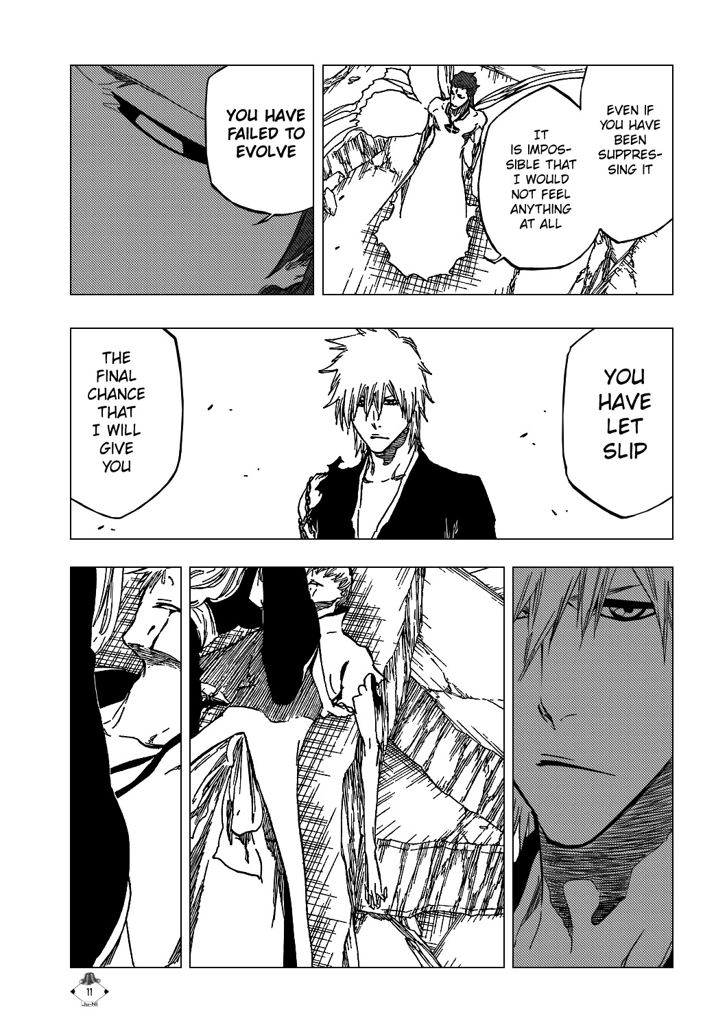 Bleach manga, chapter 417, page 13 of 20
