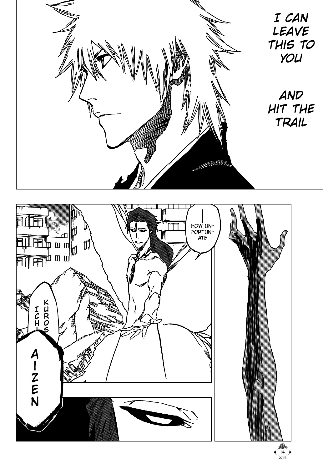 Bleach manga, chapter 417, page 16 of 20
