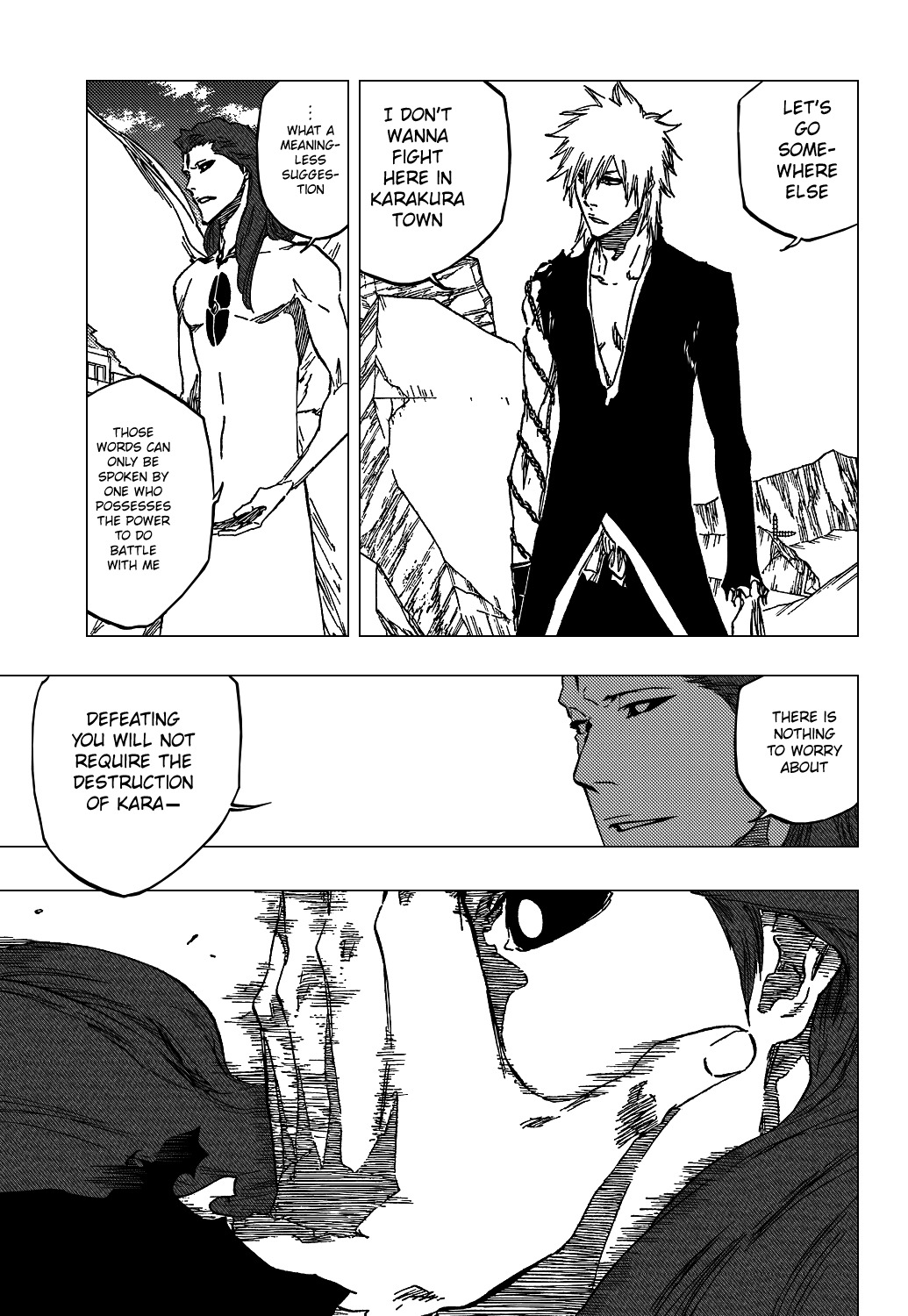 Bleach manga, chapter 417, page 17 of 20