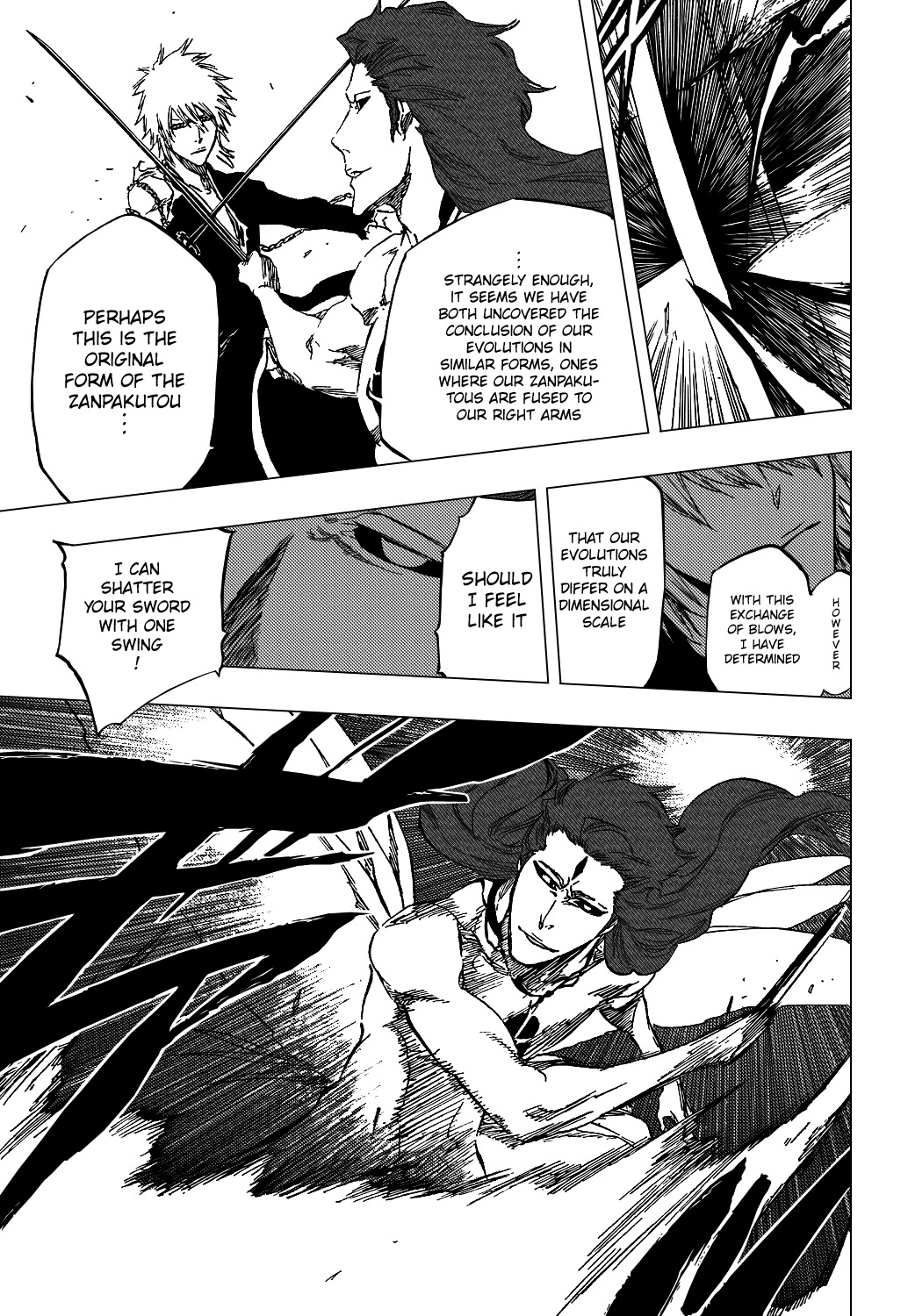 Bleach manga, chapter 418, page 14 of 21