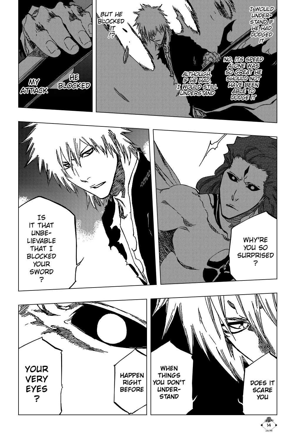 Bleach manga, chapter 418, page 17 of 21