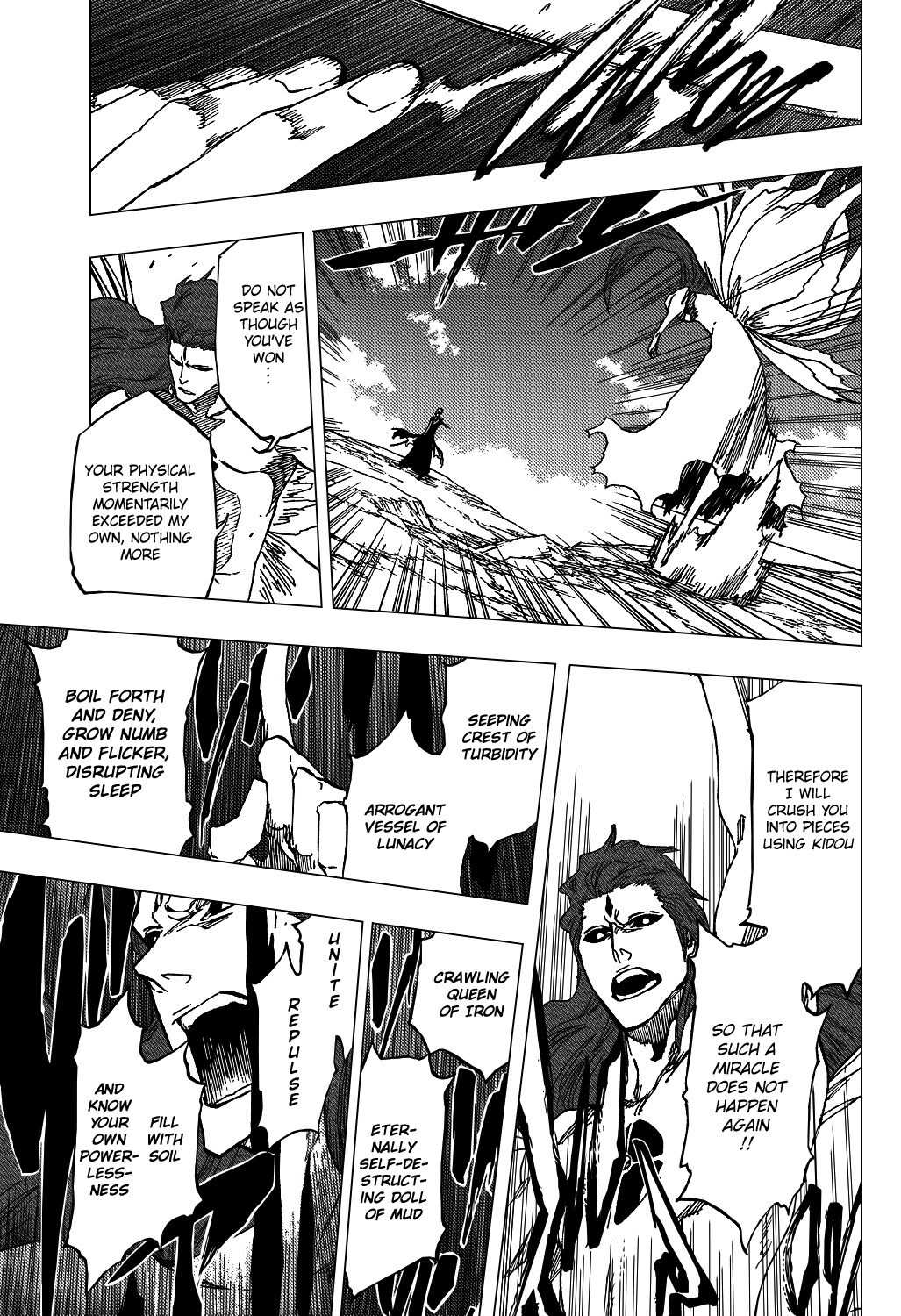 Bleach manga, chapter 418, page 18 of 21