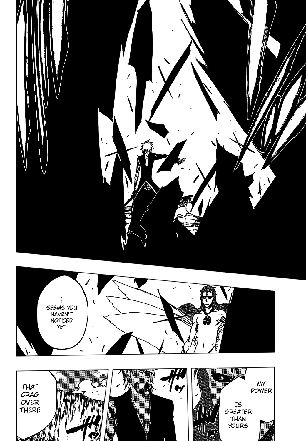 Bleach manga, chapter 418, page 20 of 21