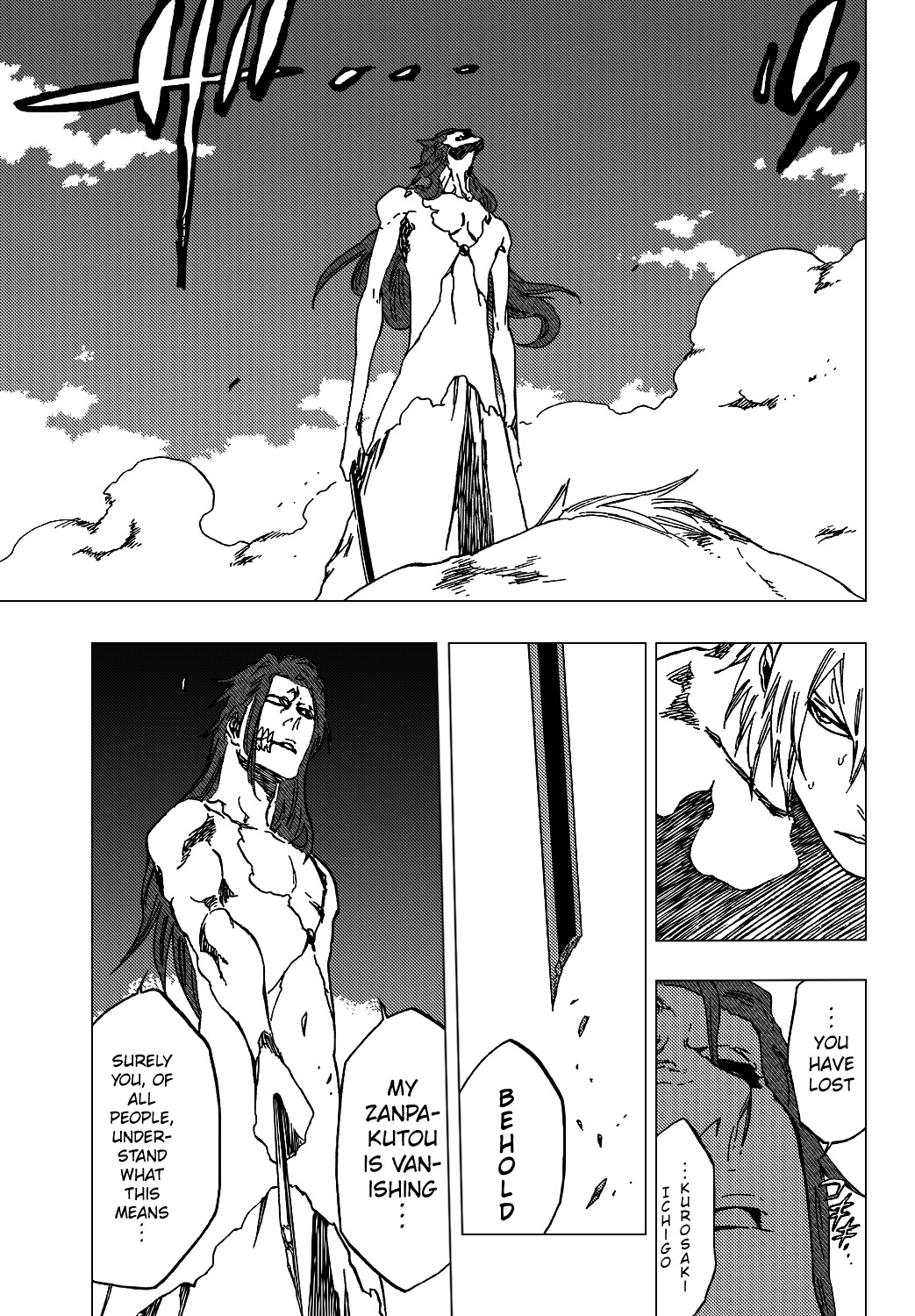 Bleach manga, chapter 421, page 14 of 25