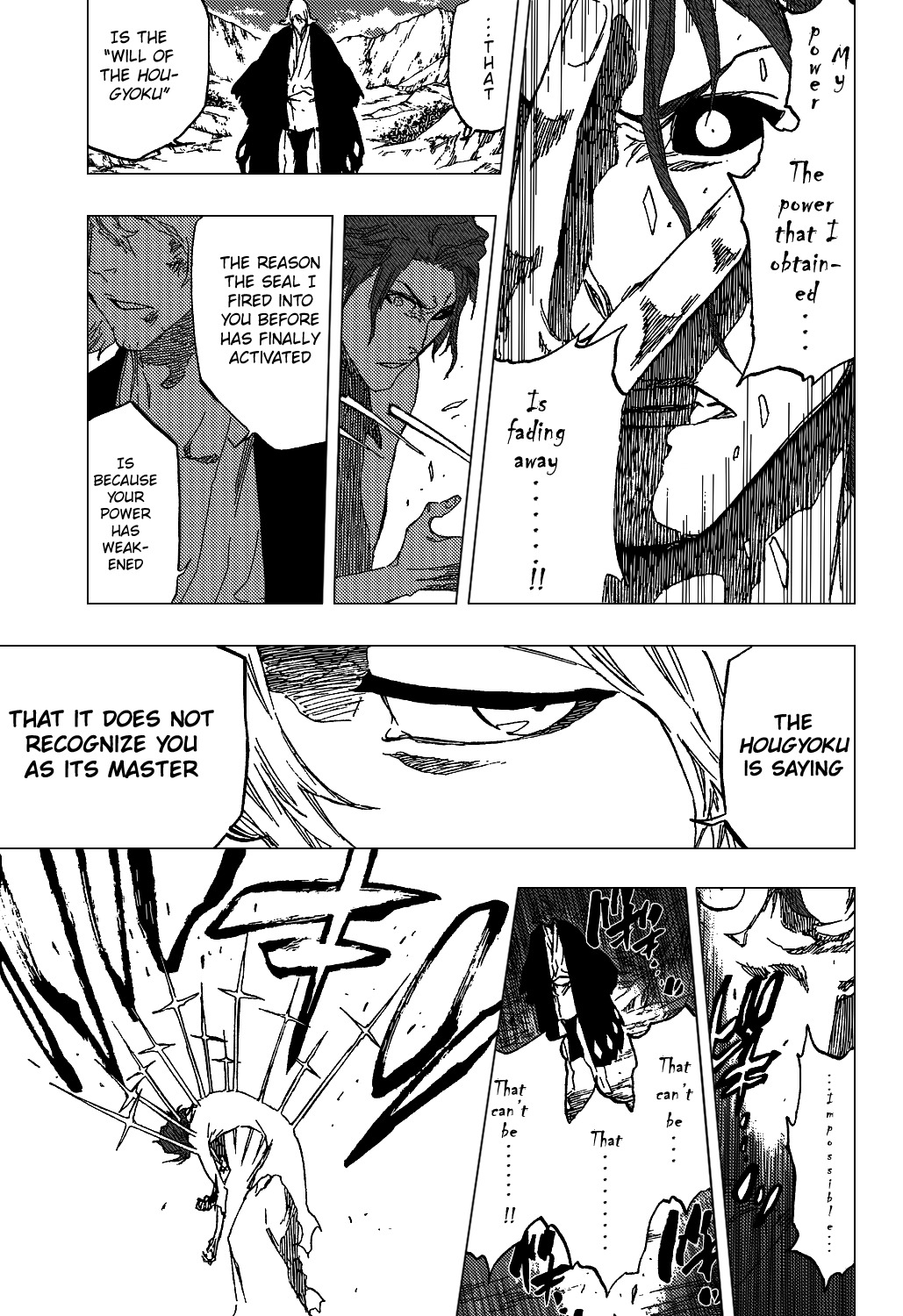 Bleach manga, chapter 421, page 20 of 25