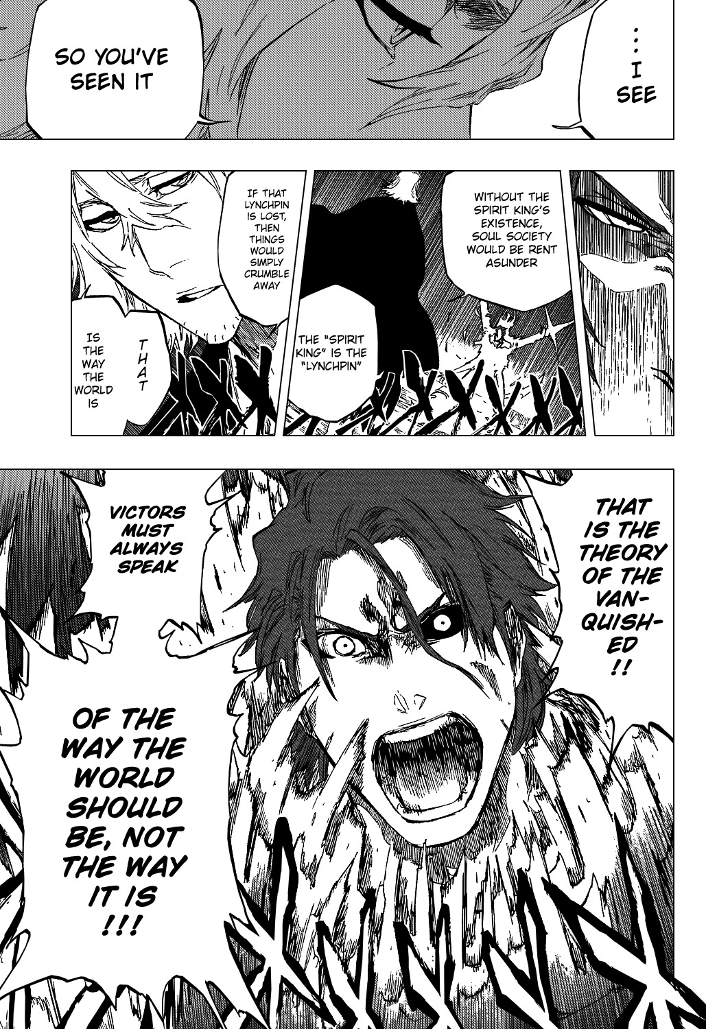 Bleach manga, chapter 421, page 22 of 25