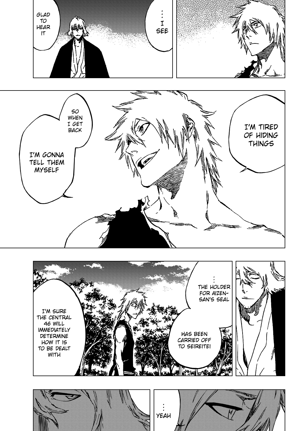 Bleach Chapter 422 page 14 - Chapter 422: The Silent Victory