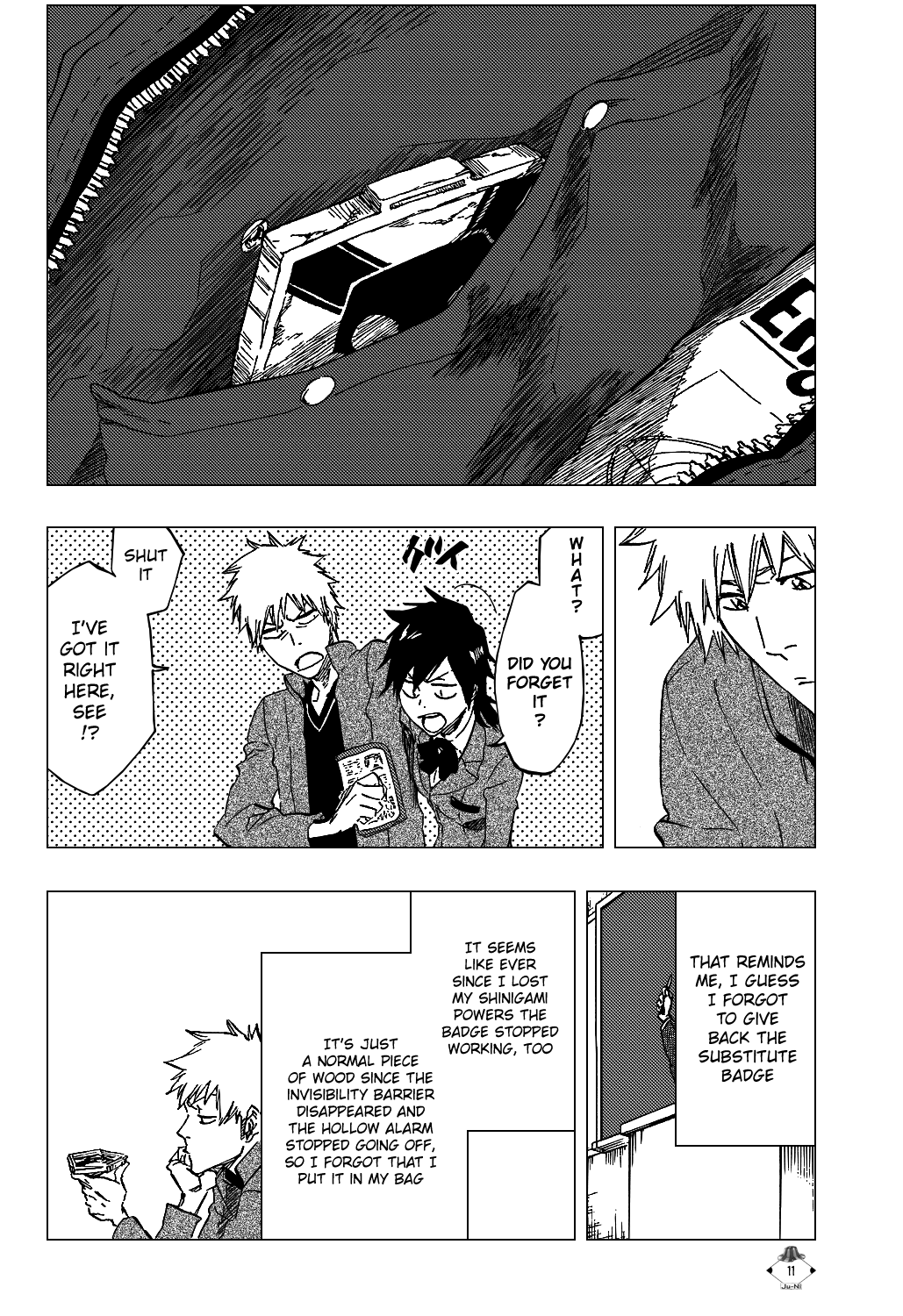 Bleach manga, chapter 424, page 13 of 25