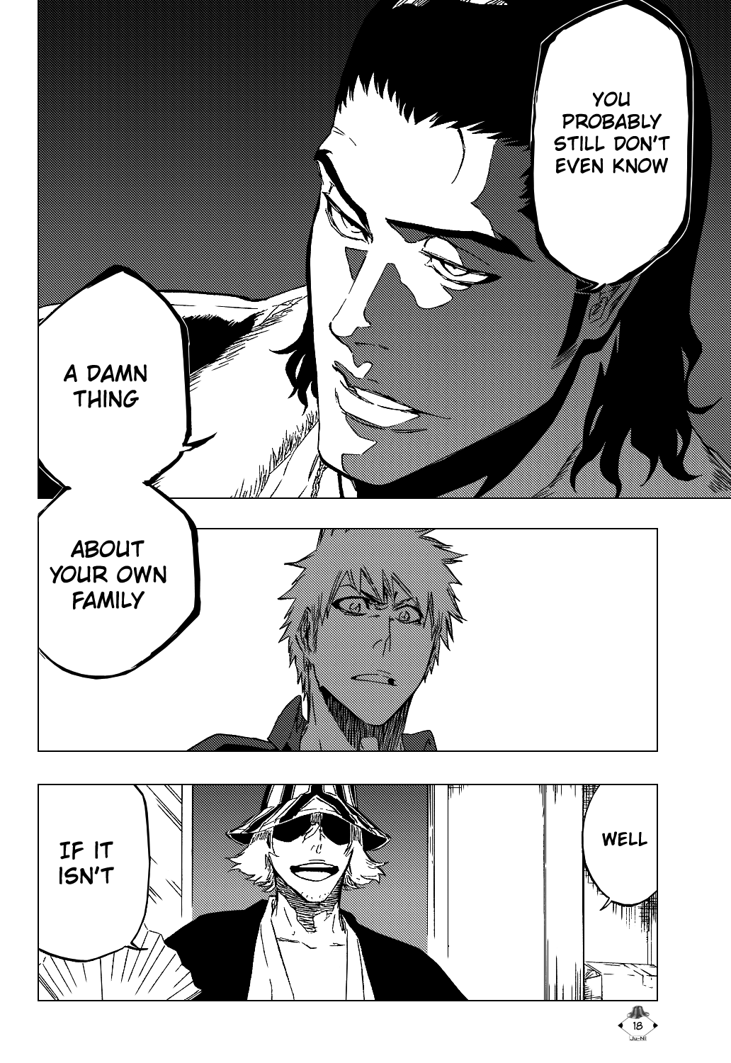 Bleach manga, chapter 427, page 21 of 22
