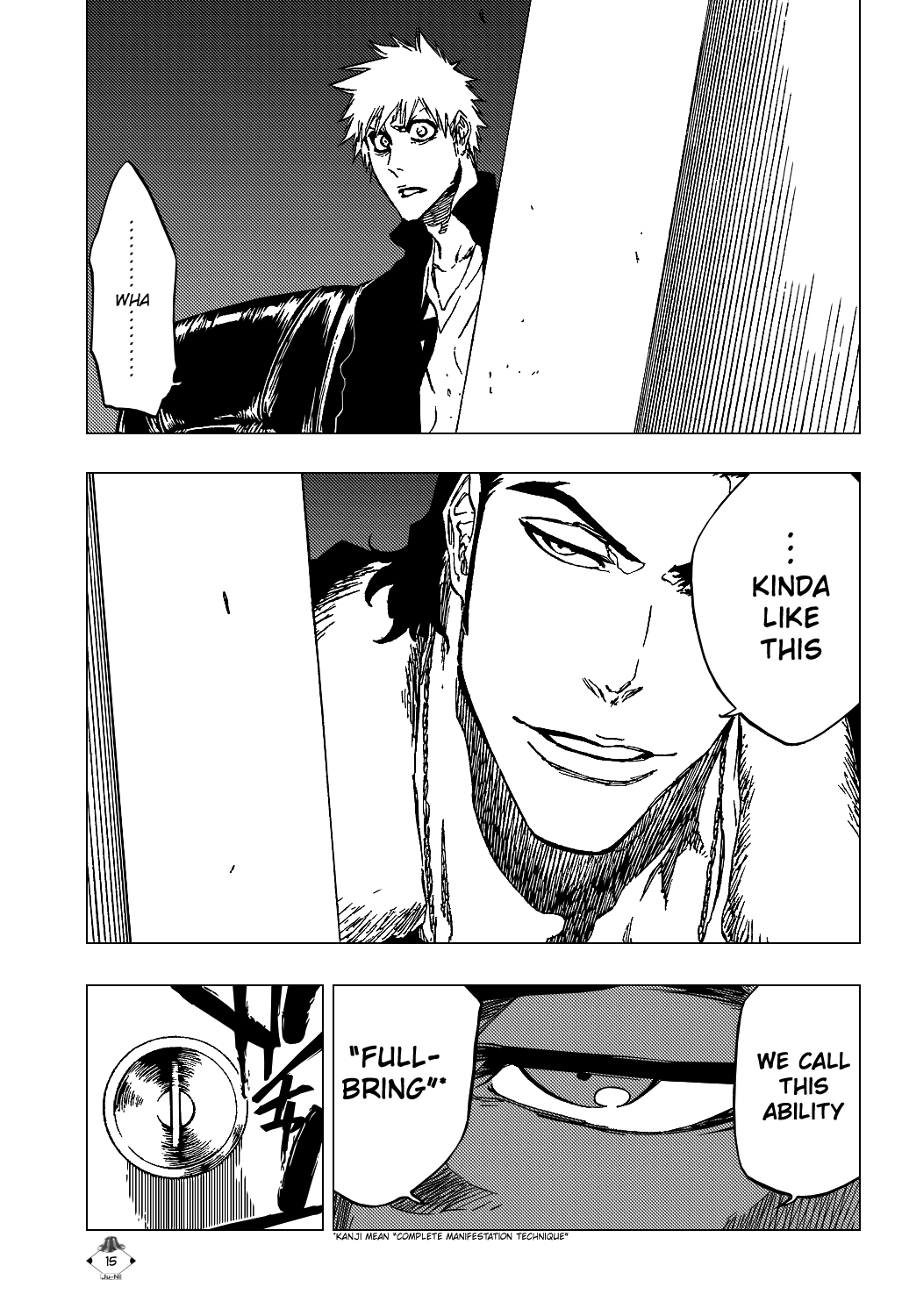 Bleach manga, chapter 432, page 18 of 22