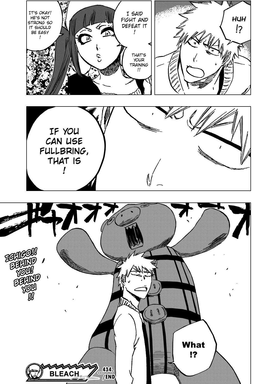 Bleach manga, chapter 434, page 21 of 21