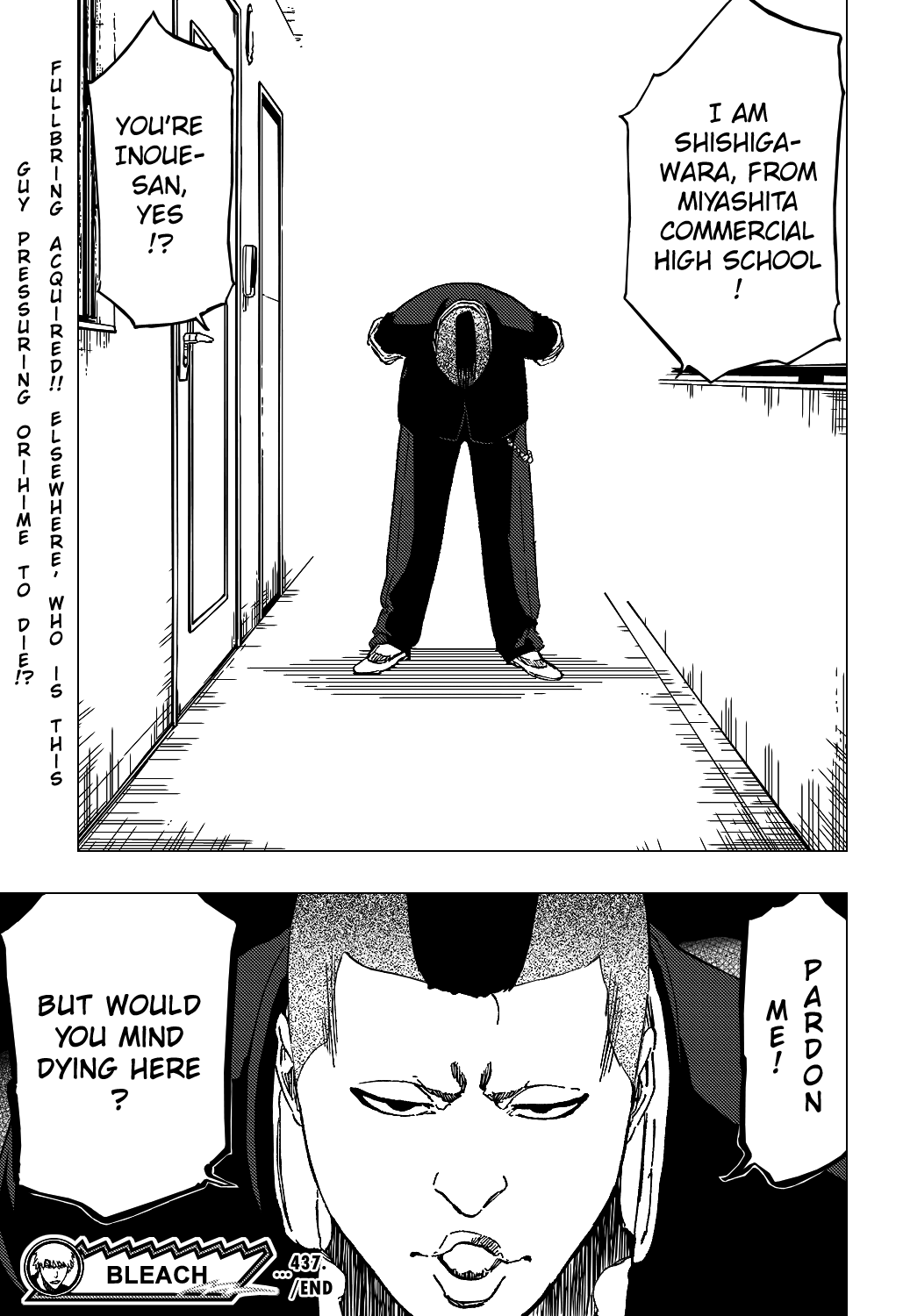 Bleach manga, chapter 437, page 22 of 22