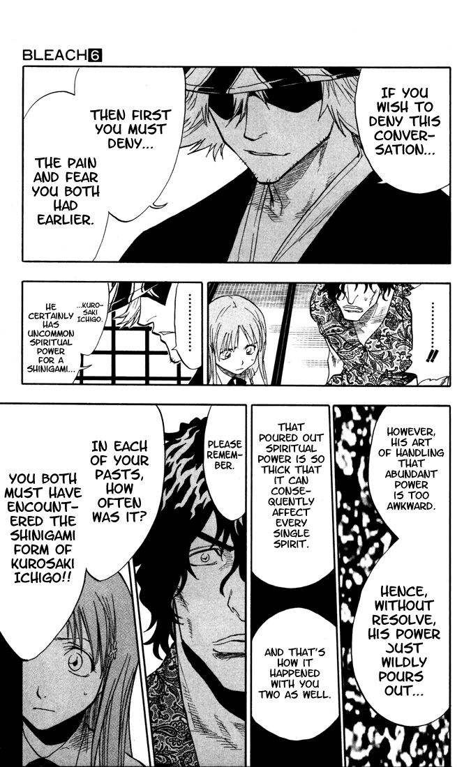 Bleach manga, chapter 44, page 20 of 23