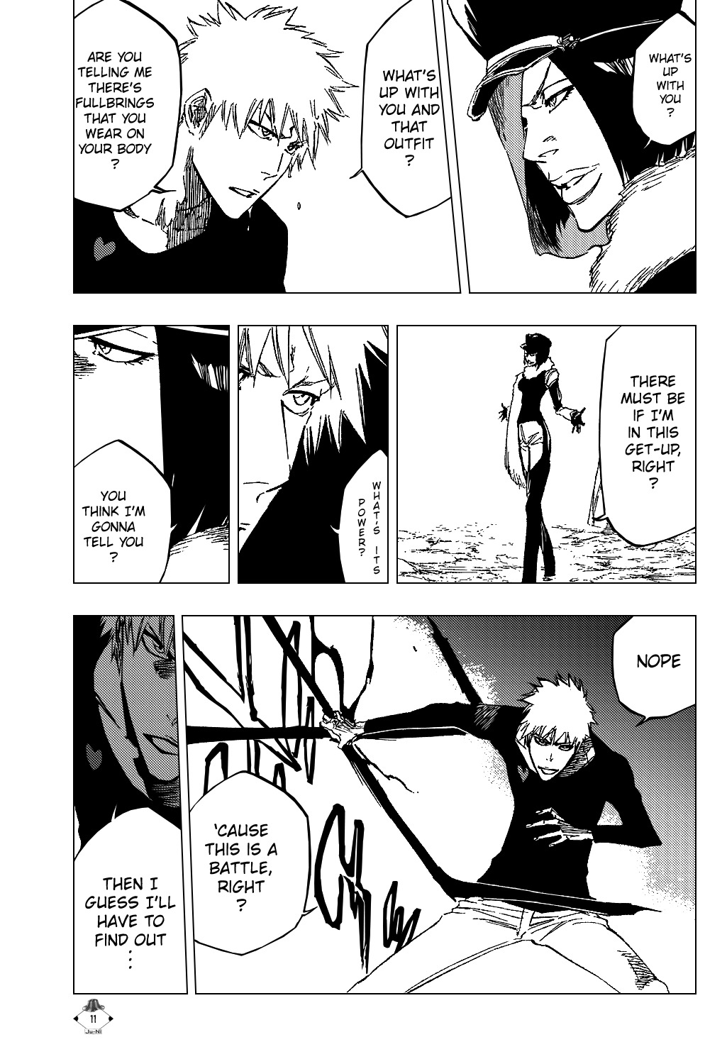 Bleach Chapter 442 page 14 - Chapter 442 : Battlefield Shallows, Otherfield Abyss