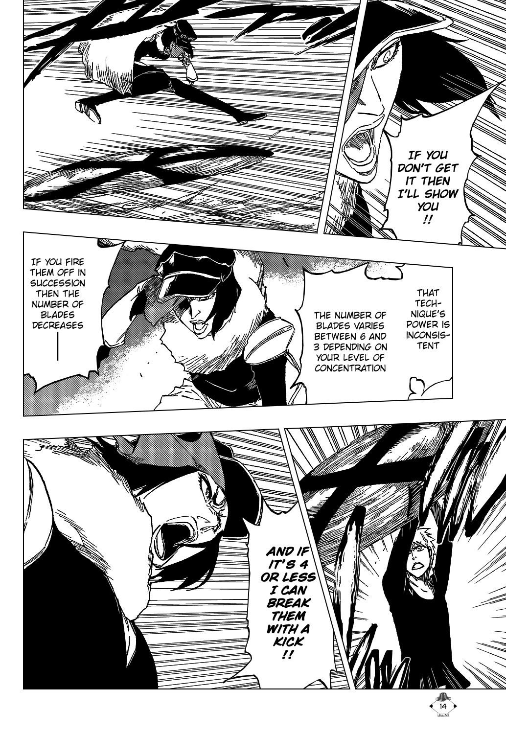 Bleach manga, chapter 443, page 17 of 22