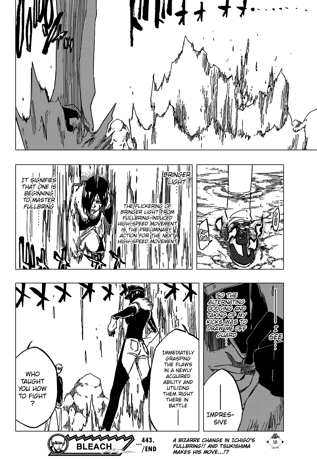 Bleach manga, chapter 443, page 21 of 22