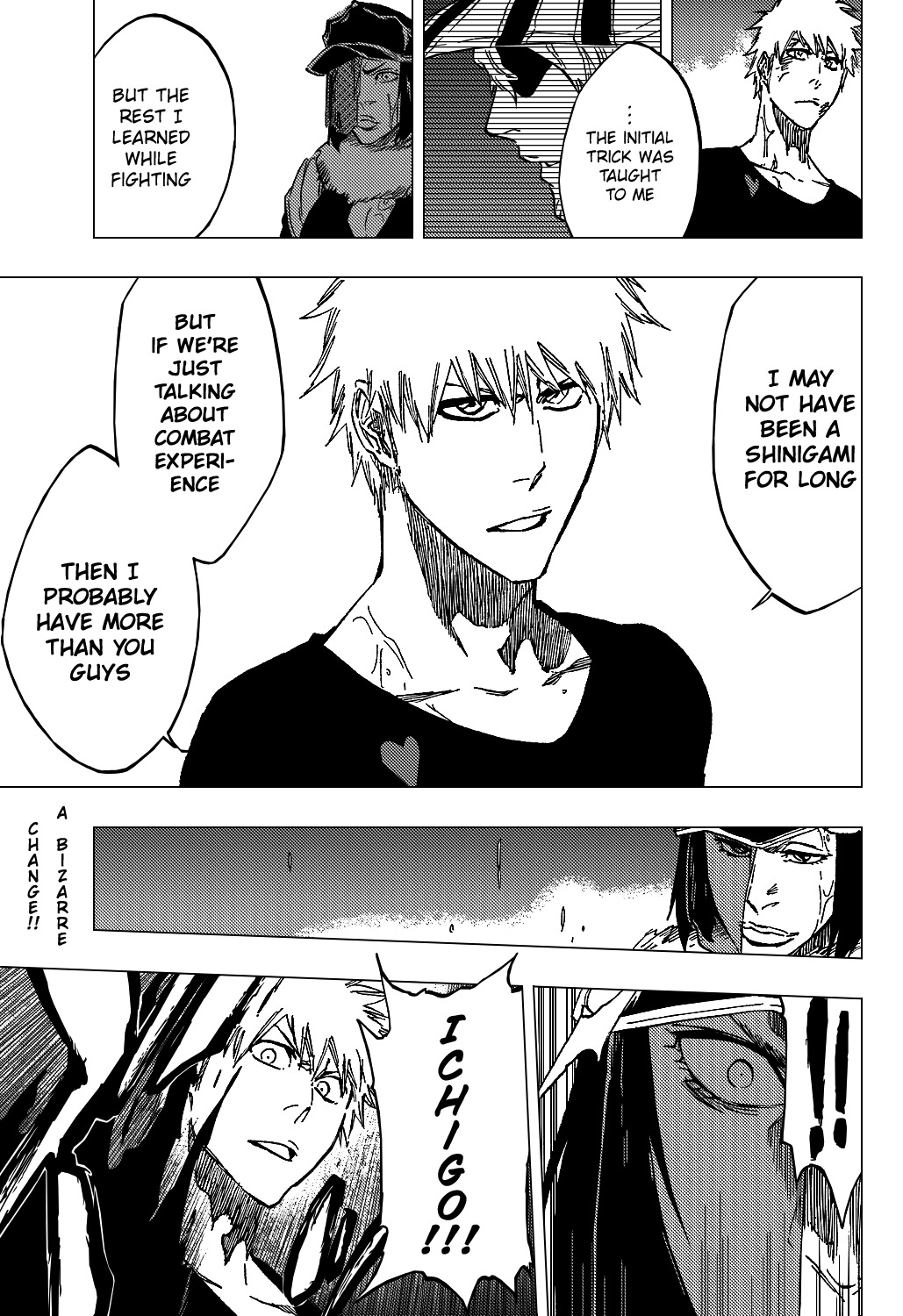 Bleach manga, chapter 443, page 22 of 22