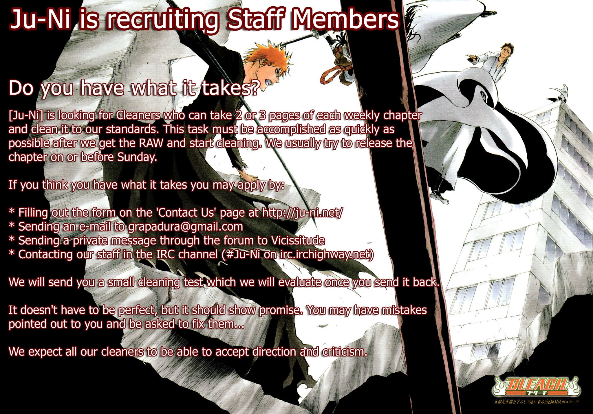 Bleach Chapter 444 page 2 - Chapter 444 : The Rising
