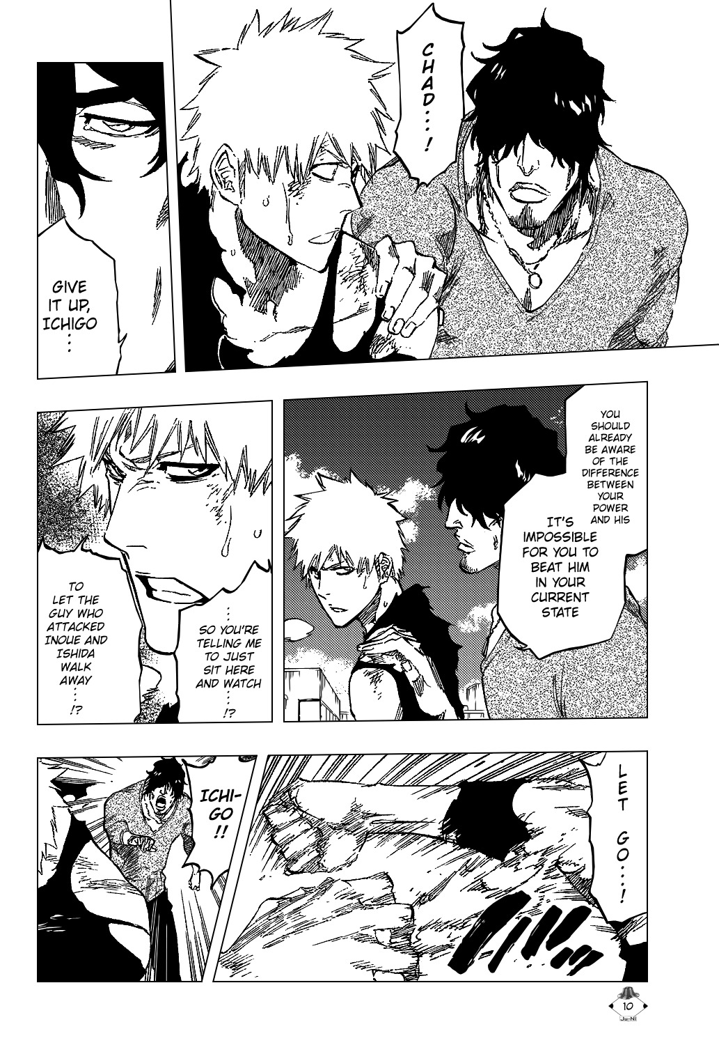 Bleach manga, chapter 446, page 13 of 22