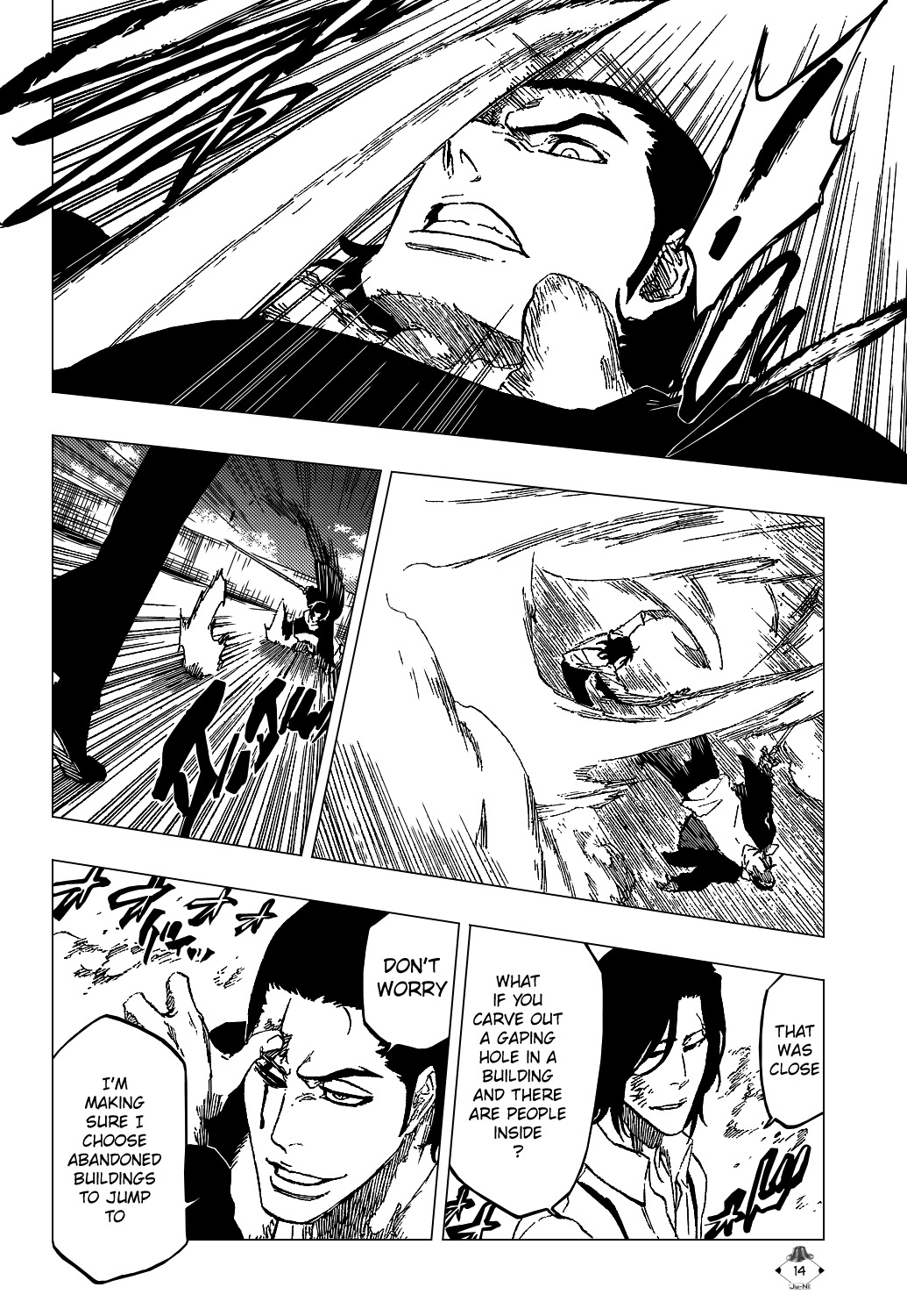 Bleach manga, chapter 446, page 17 of 22