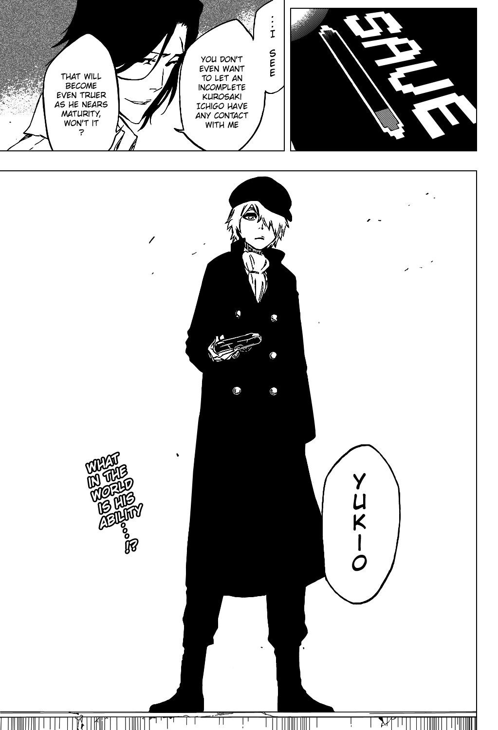 Bleach manga, chapter 446, page 22 of 22