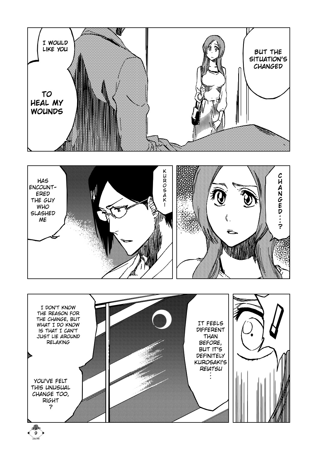 Bleach manga, chapter 447, page 12 of 22