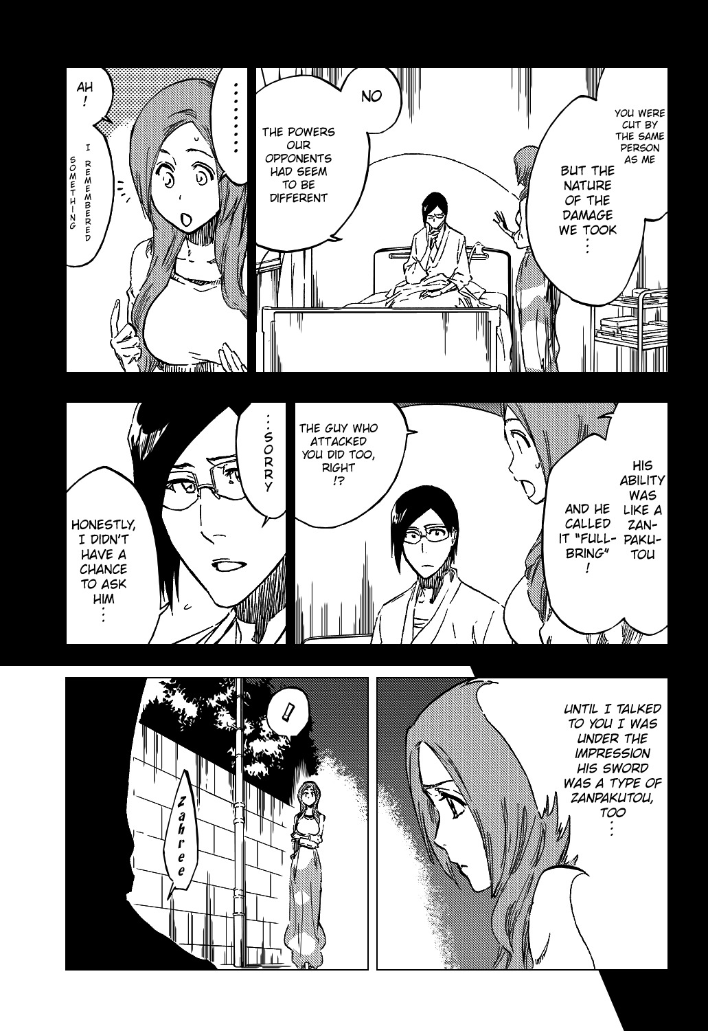 Bleach manga, chapter 447, page 20 of 22