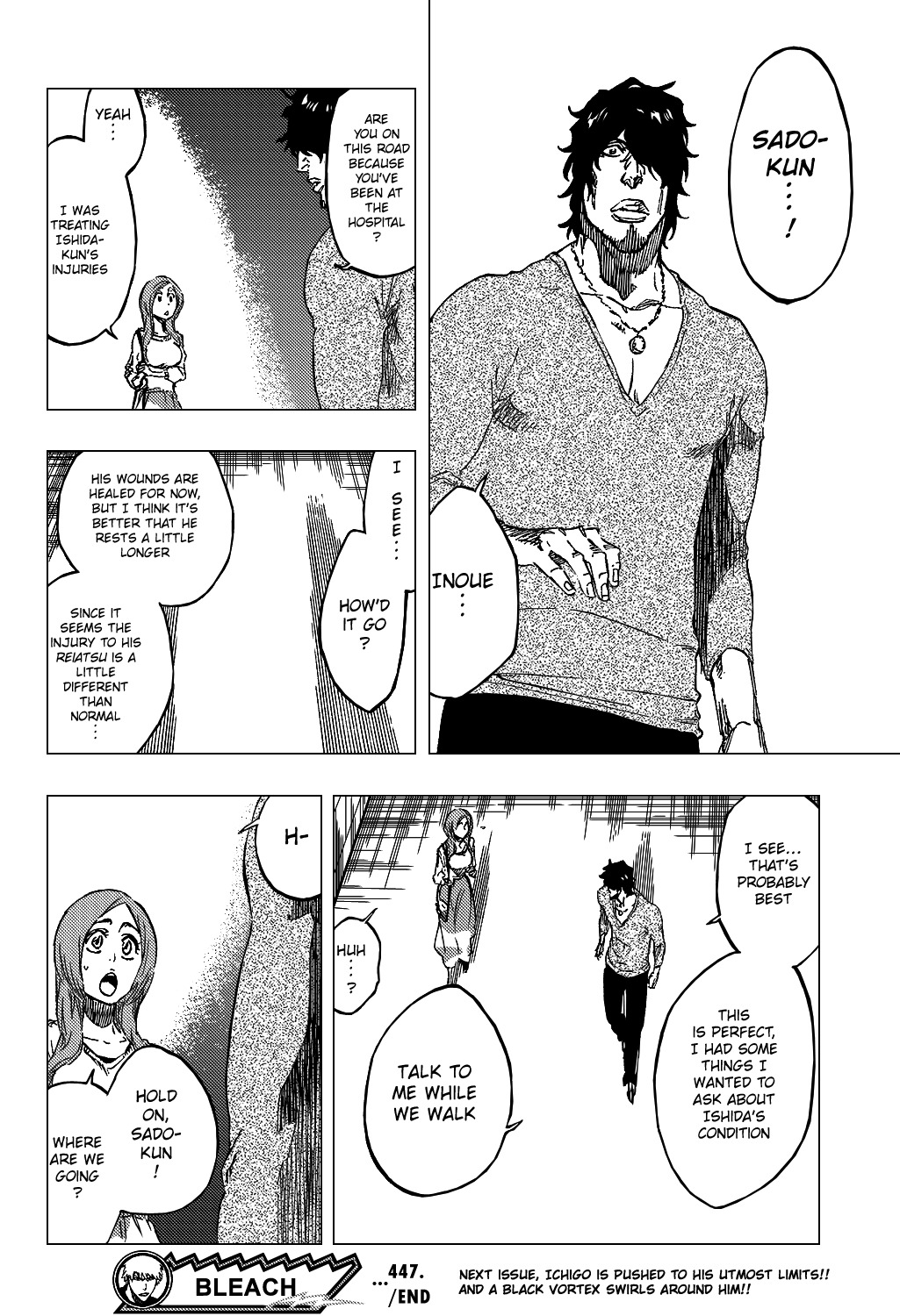 Bleach manga, chapter 447, page 21 of 22