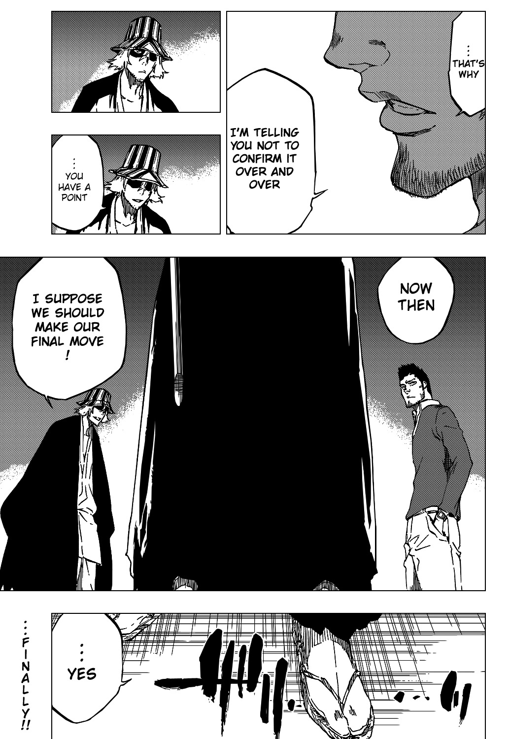 Bleach manga, chapter 448, page 22 of 22