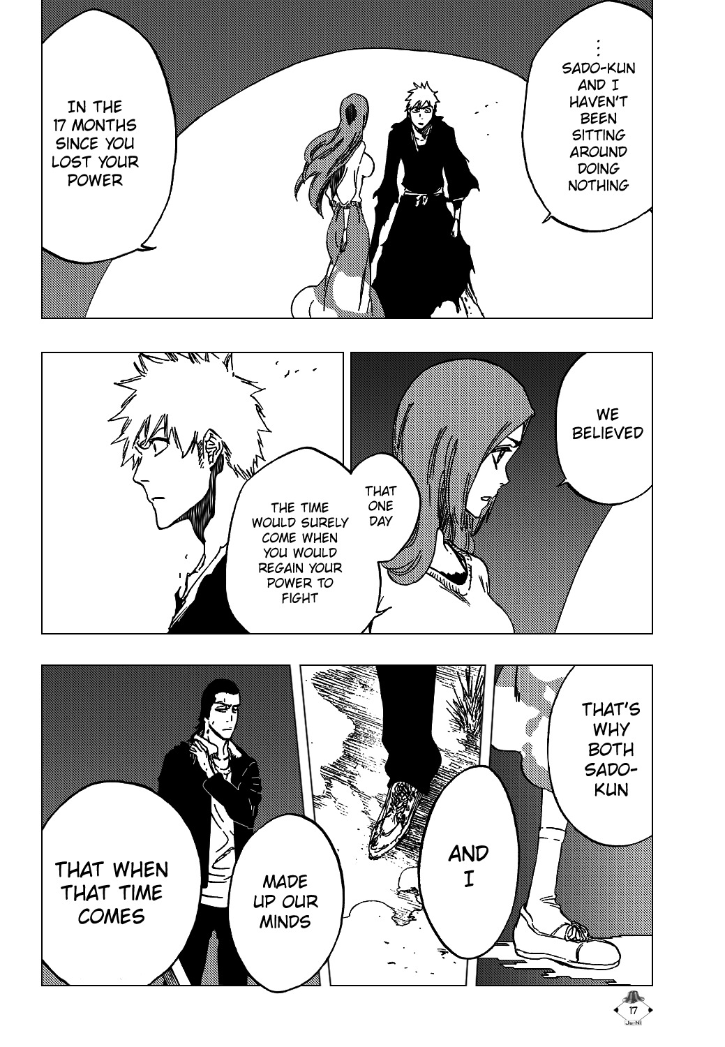 Bleach manga, chapter 449, page 19 of 23