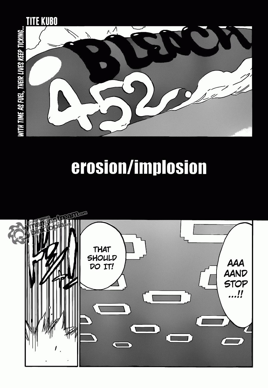 Bleach Chapter 452 page 6 - Chapter 452 : Erosion/Implosion