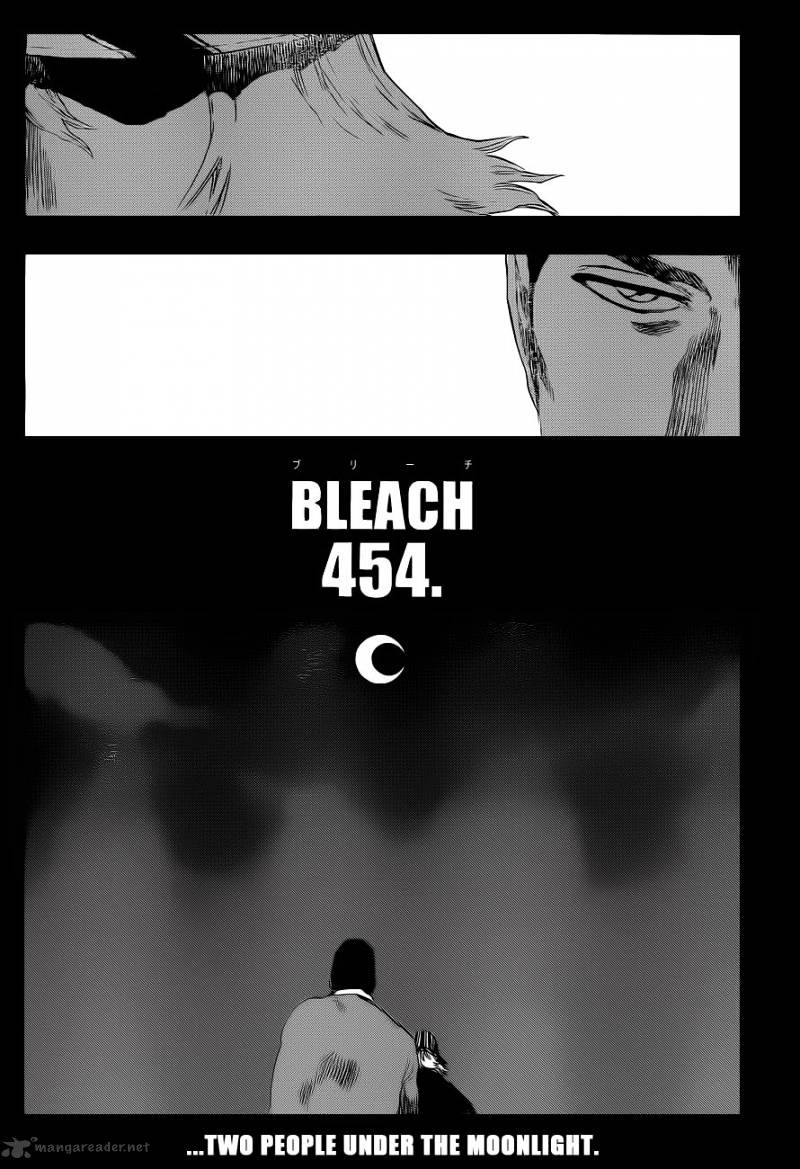 Bleach Chapter 454 page 2 - Chapter 454 : Two People Under The Moonlight
