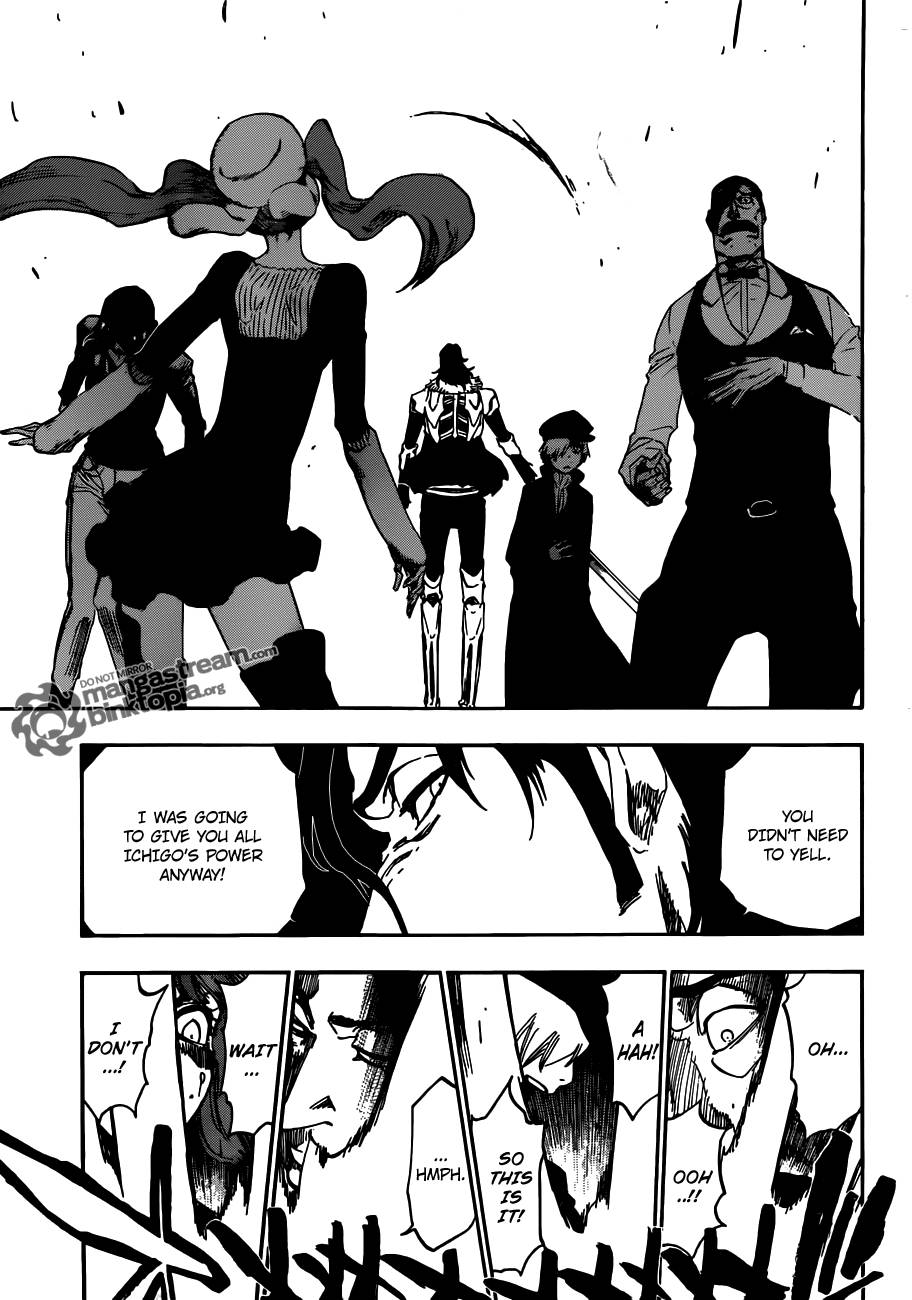 Bleach manga, chapter 462, page 17 of 22