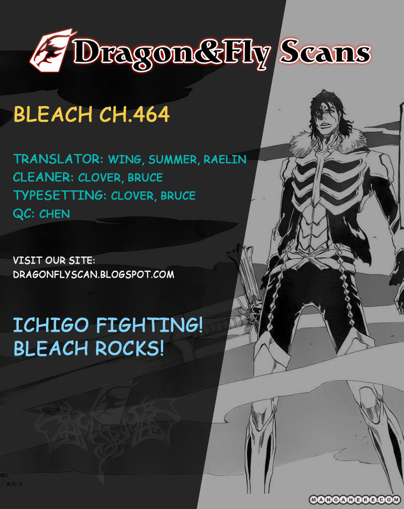Bleach manga, chapter 464, page 1 of 20