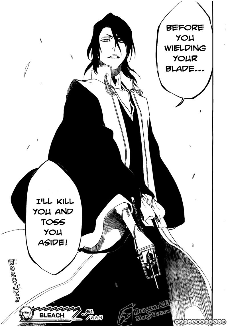 Bleach manga, chapter 464, page 20 of 20