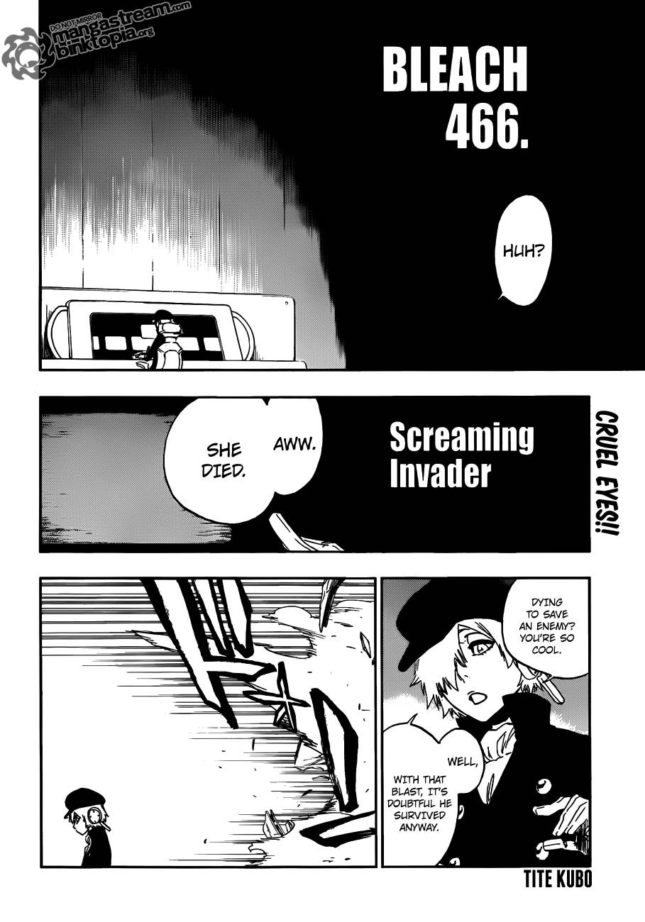Bleach Chapter 466 page 9 - Chapter 466 : Screaming Invader