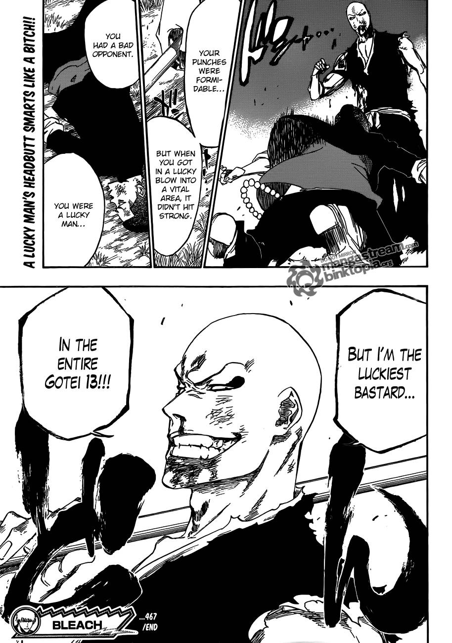 Bleach Chapter 467 page 20 - Chapter 467 : Luck Men