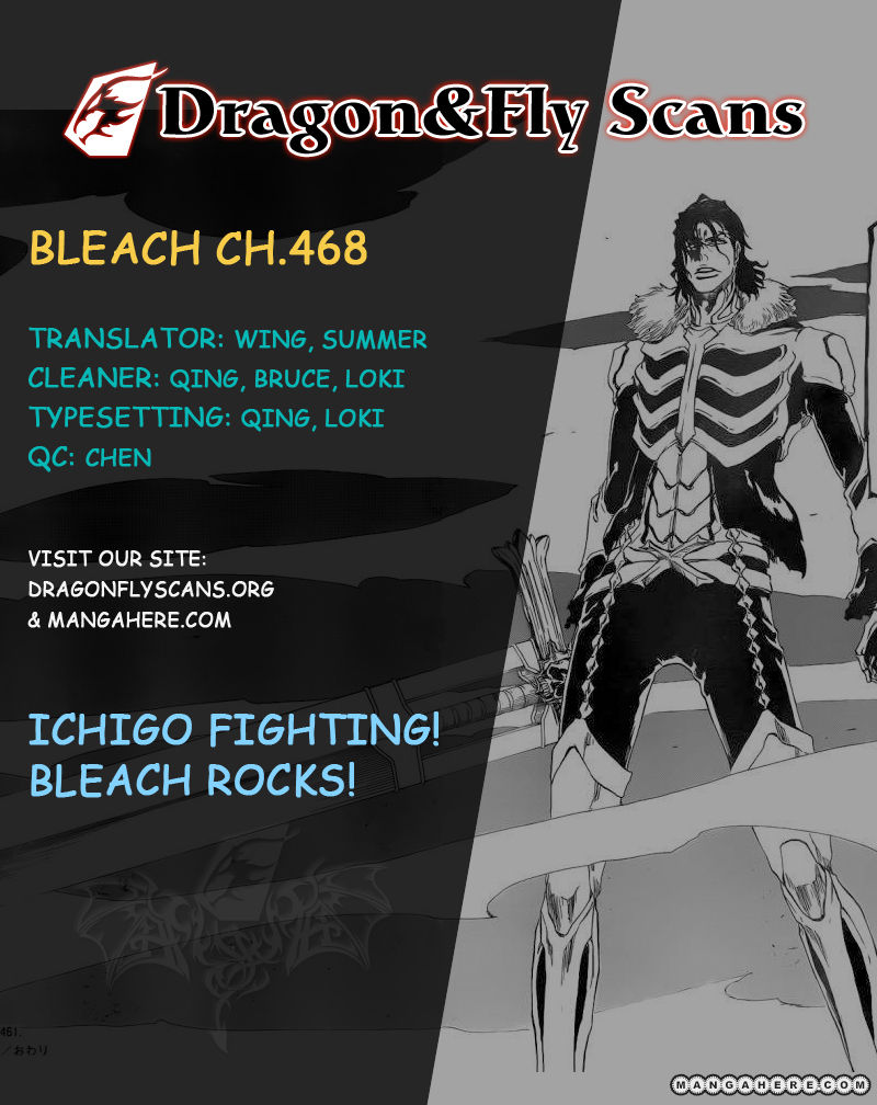 Bleach manga, chapter 468, page 1 of 20