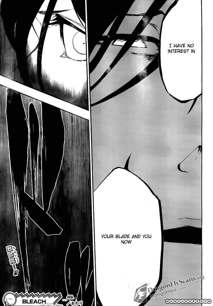 Bleach manga, chapter 468, page 20 of 20